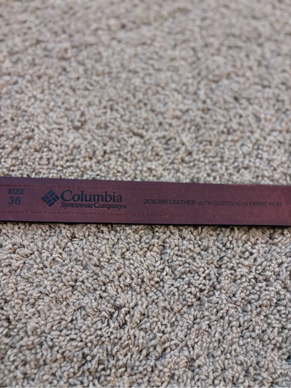 Vintage Men’s Southwestern Style Columbia Belt | 36x90